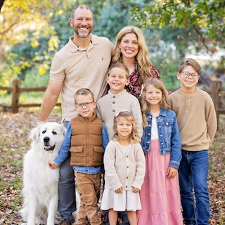 Jeff, Kara, and the Garis Kids - Five Star Painting of Edmond Owners
