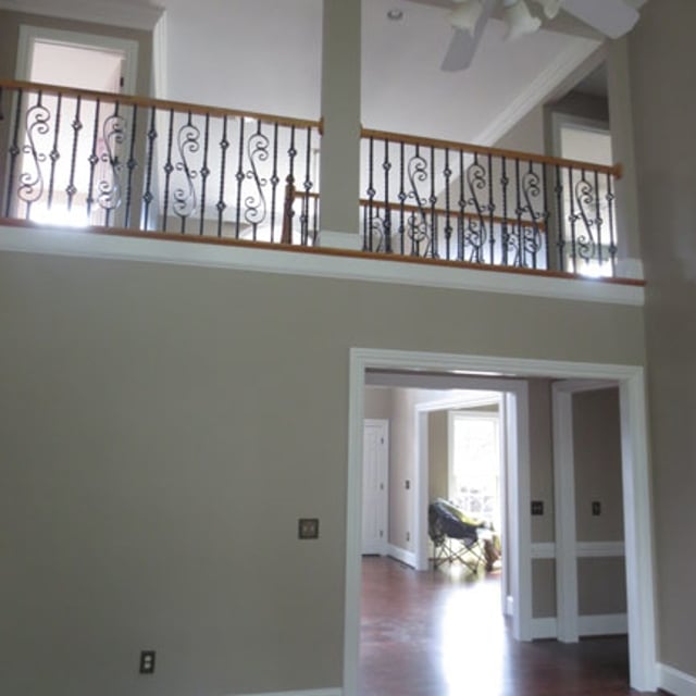 living room painting, great room painting, breezeway painting, two story room painting, professional painting