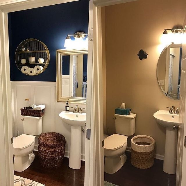 Bathroom paint job