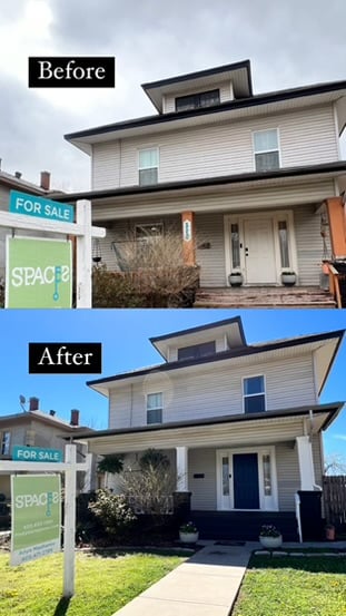 Before and after painted and the woodwork is included. Sherwin Williams paints and colors