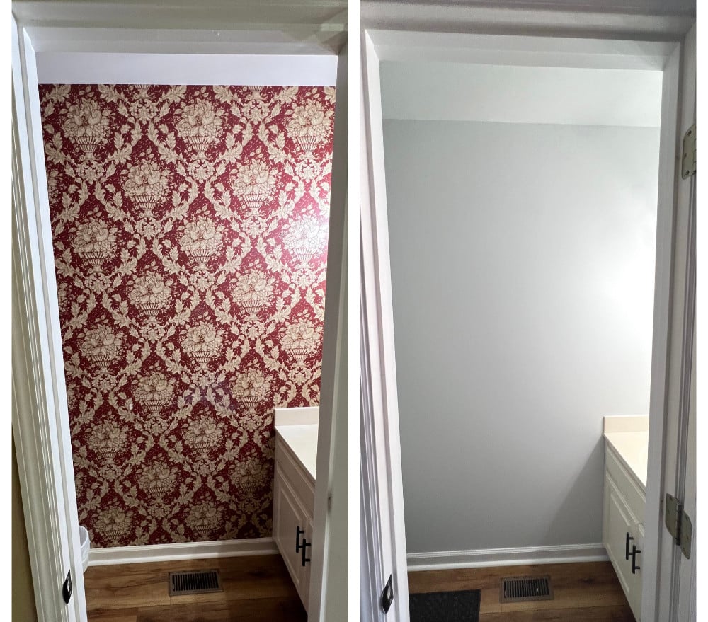 Checkout our Before and After Wallpaper Removal Pictures! Let Five Star Painting of Athens Work Wonders on Your Home!