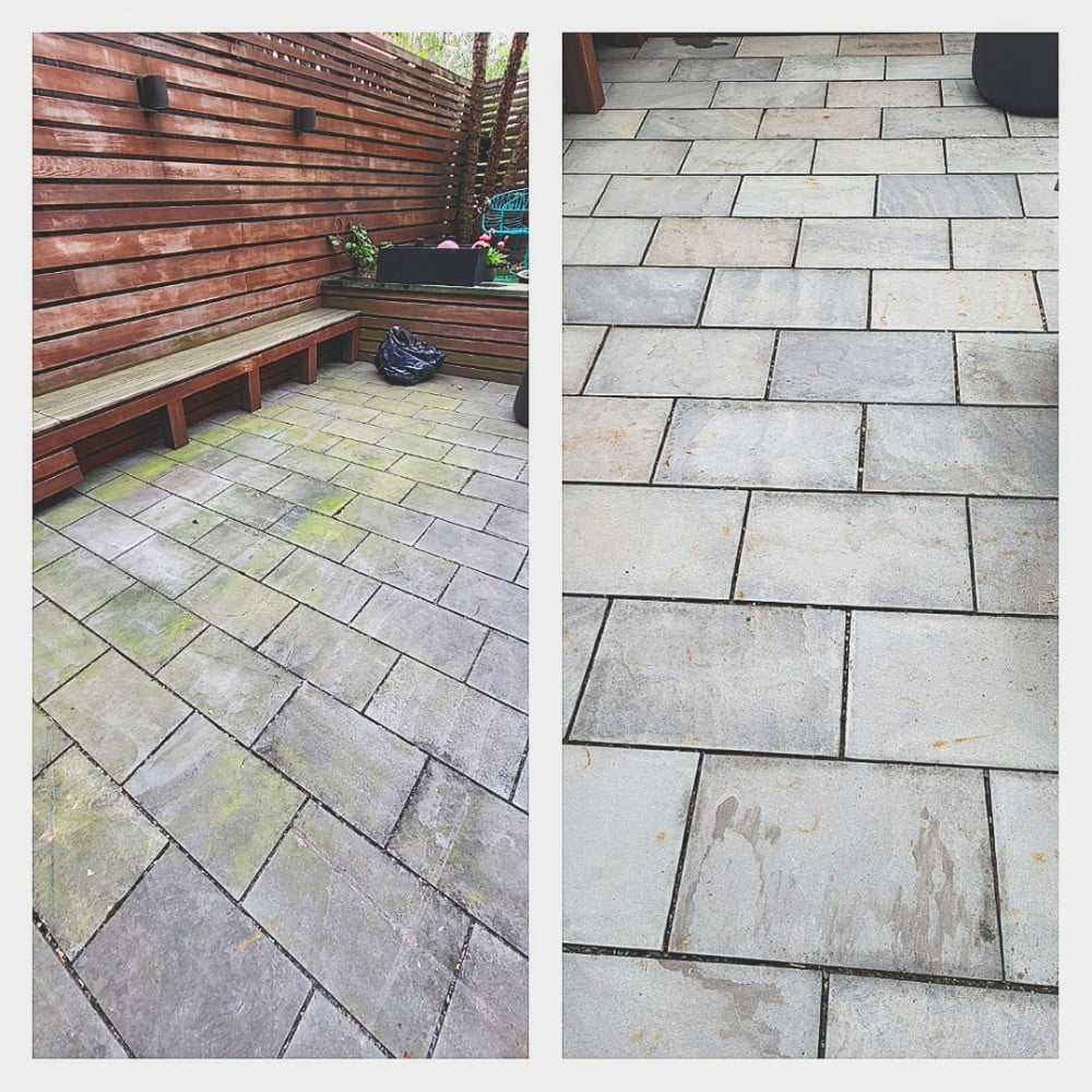 Power washed