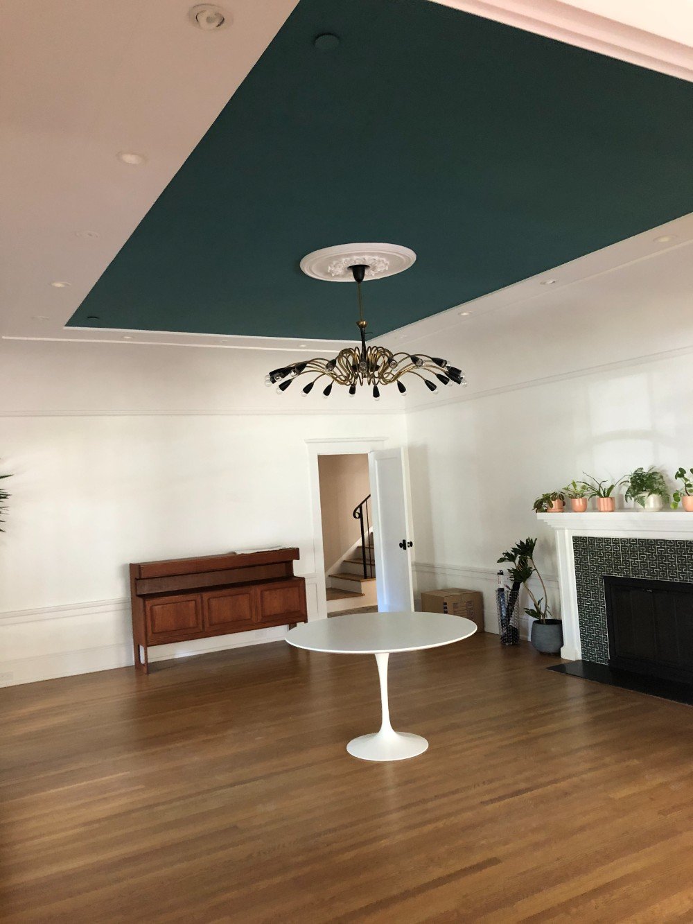 Bold Ceiling Color