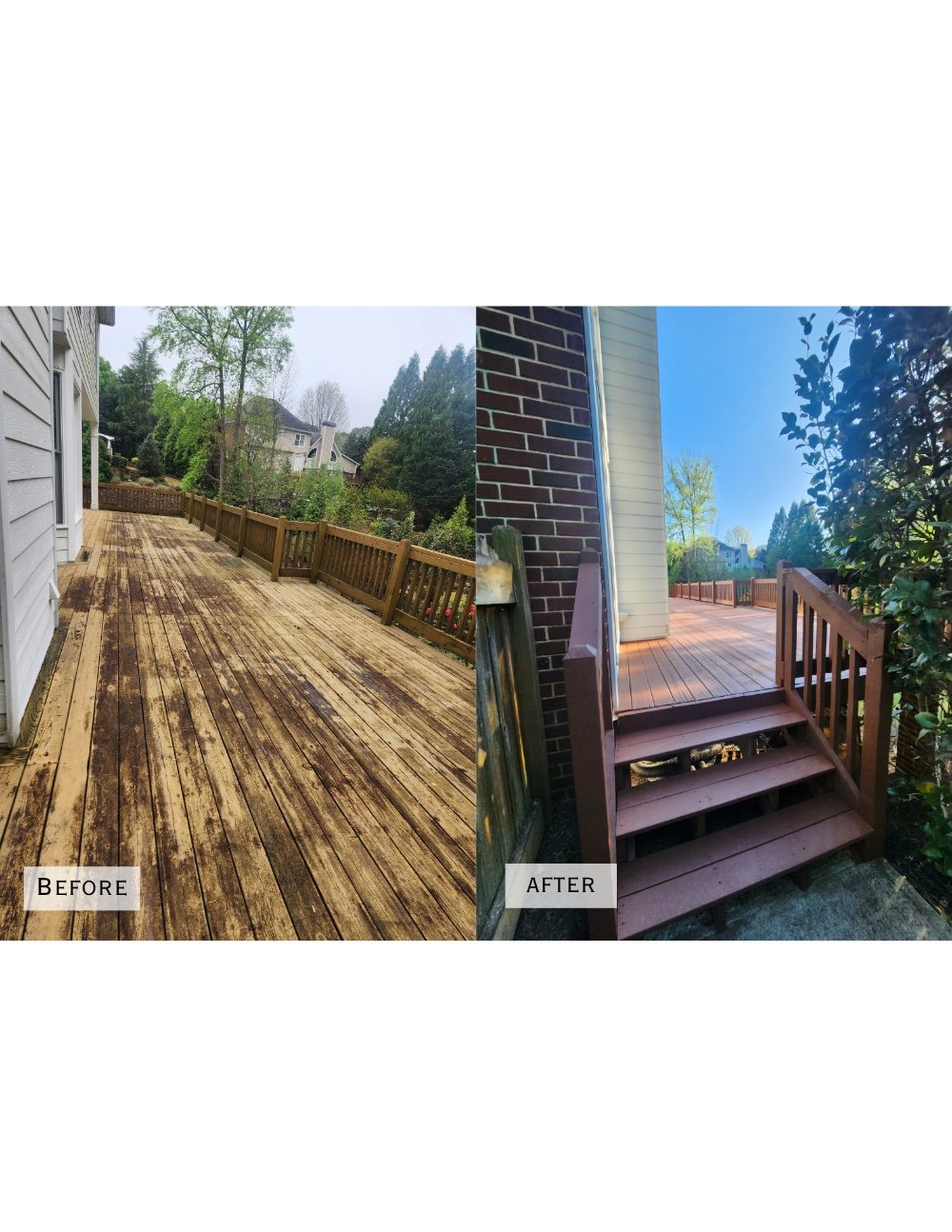 Deck refinishing