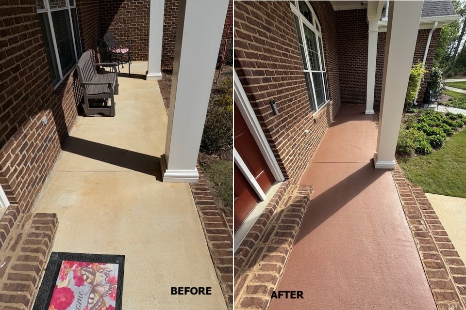 Exterior Concrete Stain SW6047 Hot Cocoa
