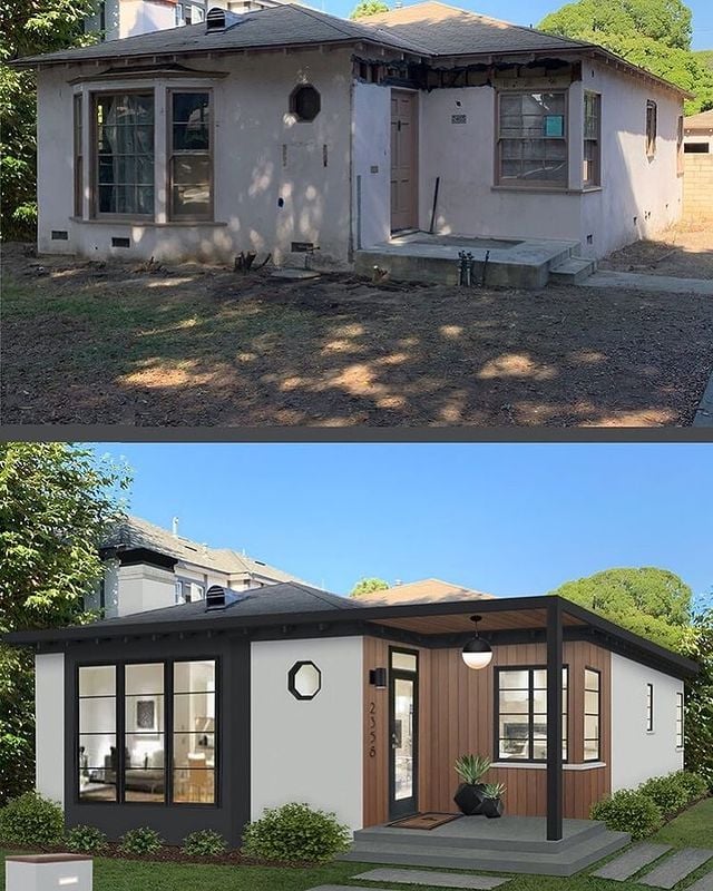 Exterior home paint job