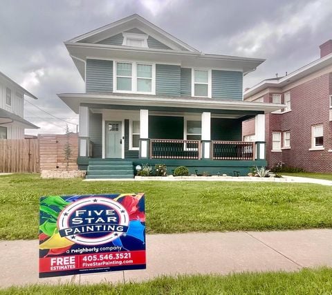 Exterior home paint job