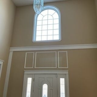 Delaware Painting, Residential Painting, Interior Painting, Color Consultation, Color Consultant, Remodeling, Expert Painting, Sherwin-Williams, Entryway, Foyer, Neutral Tones, High Ceilings, Crown Molding, Interior Trim, Bear