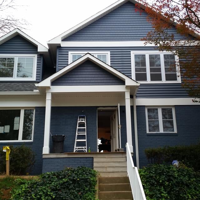 Full exterior house area