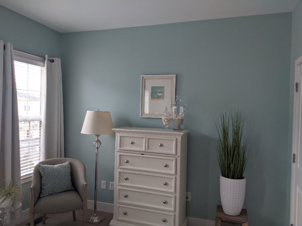 Guest Bedroom- Walls, Ceiling & Trim