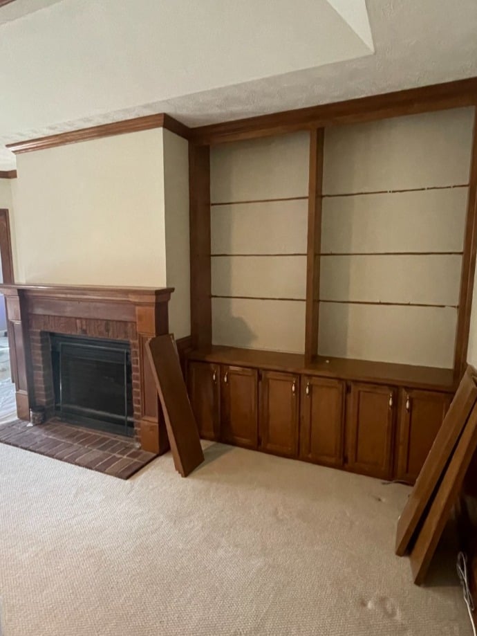 Oak Stained Bookcases