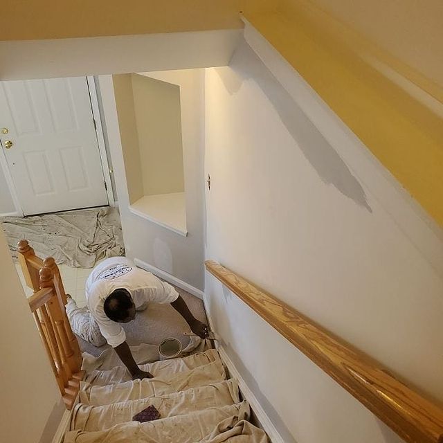 Delaware Painting, Residential Painting, Interior Painting, Color Consultation, Color Consultant, Remodeling, Expert Painting, Sherwin-Williams, Stairway, Middletown
