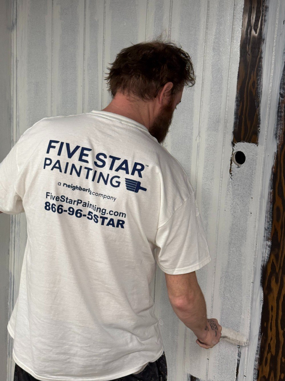 Priming wood paneling