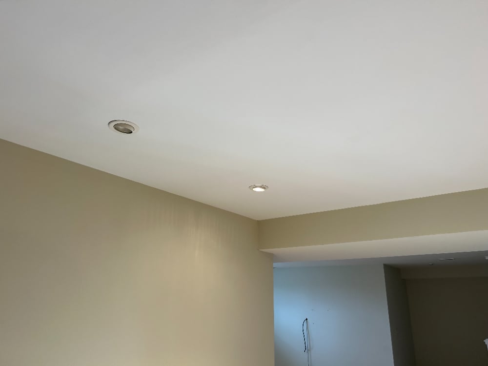 Water Stains from a Leaking Roof gone!