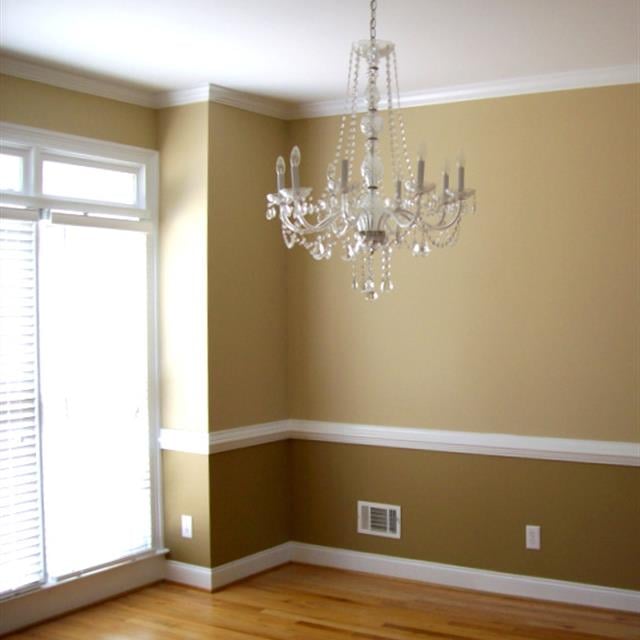 brown and tan colored dining room