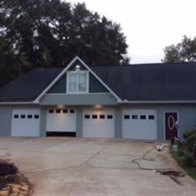 exterior of a home with a 4 car garage