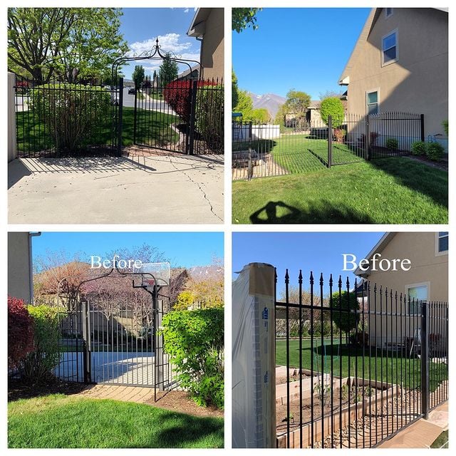 iron fence