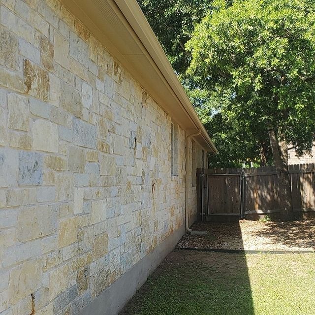 stone wall exterior house