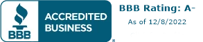 BBB Accredited Business logo.