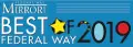 Mirror Best of Federal Way 2019 badge.