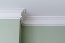 Crown molding. 