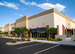 Exterior of a commercial building.