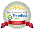 Best Business of 2018 logo.