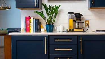 Painted Kitchen Cabinets.