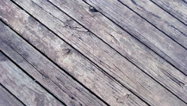 Photo of a wooden deck