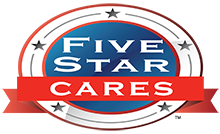 Five Star Cares Badge.